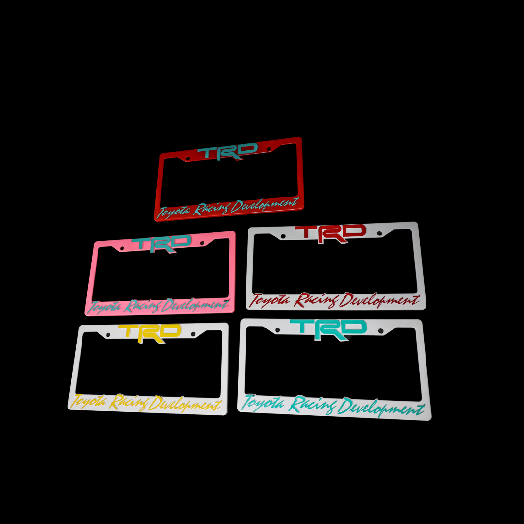 LICENSE PLATE COVERS FOR TOYOTA TRD