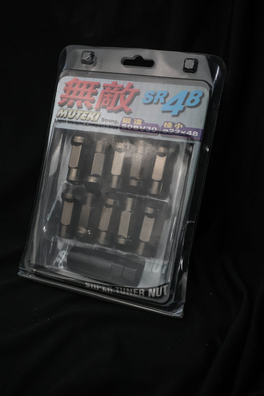 MUTEKI LUG NUT CHARCOAL GRAY