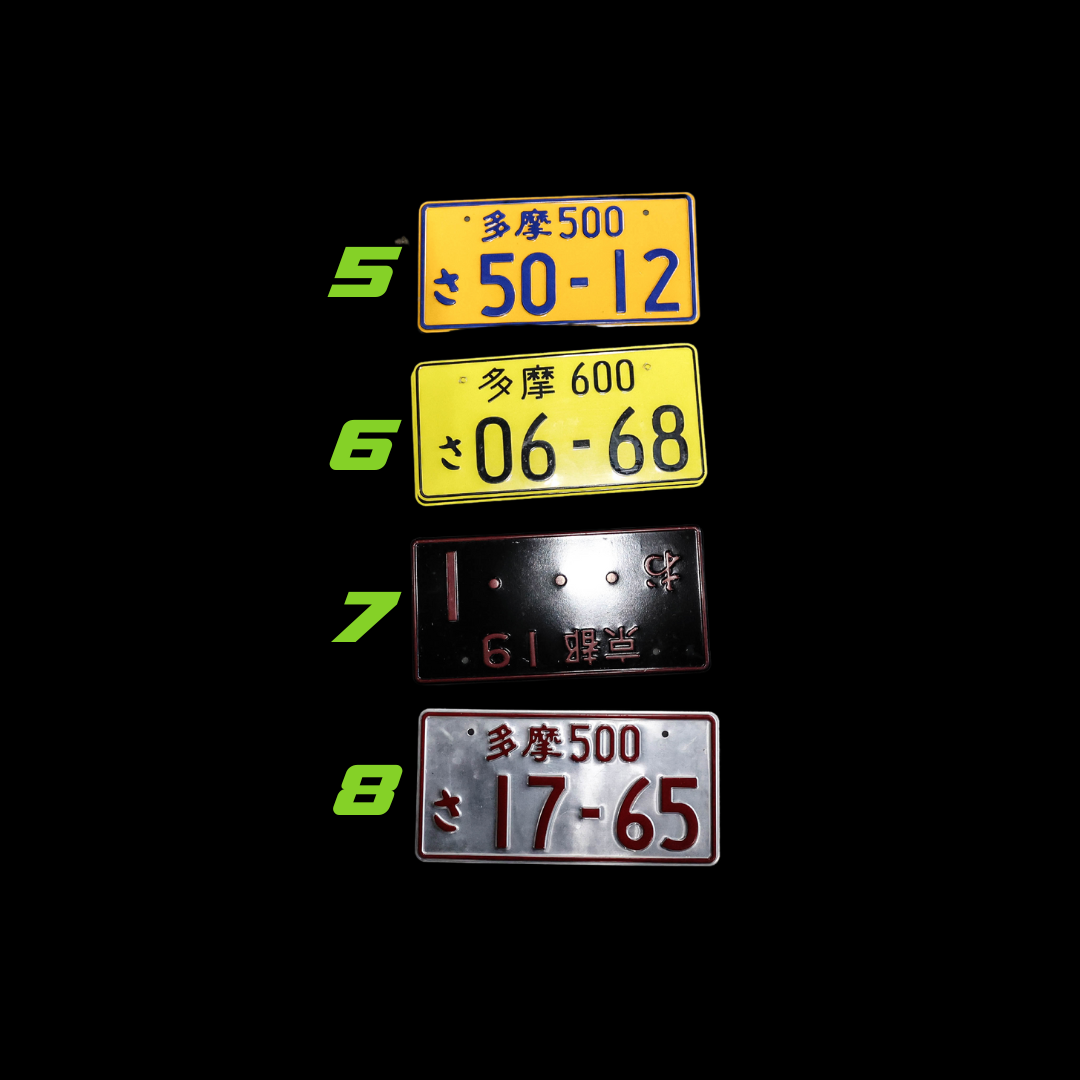 LICENSE PLATES