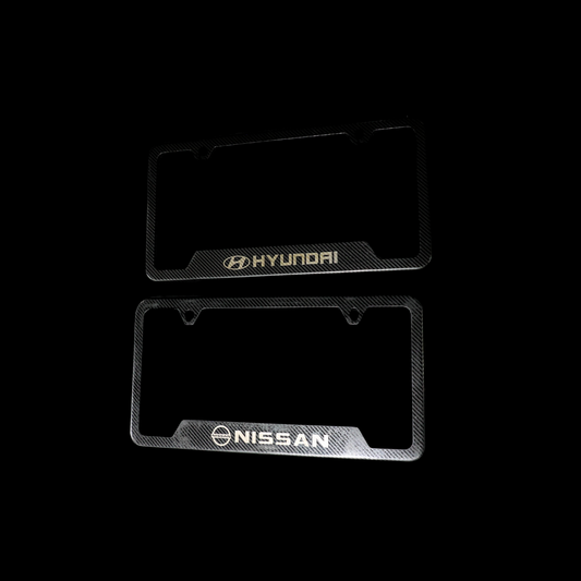 LICENSE PLATE COVERS (CARBON)
