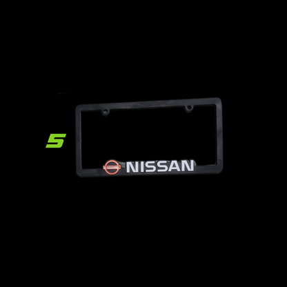 LICENSE PLATE COVERS (BLACK)