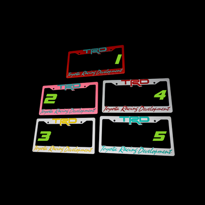 LICENSE PLATE COVERS FOR TOYOTA TRD